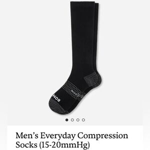 Bomba Men's Black Everyday Compression Socks